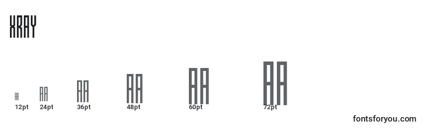 Xray Font Sizes