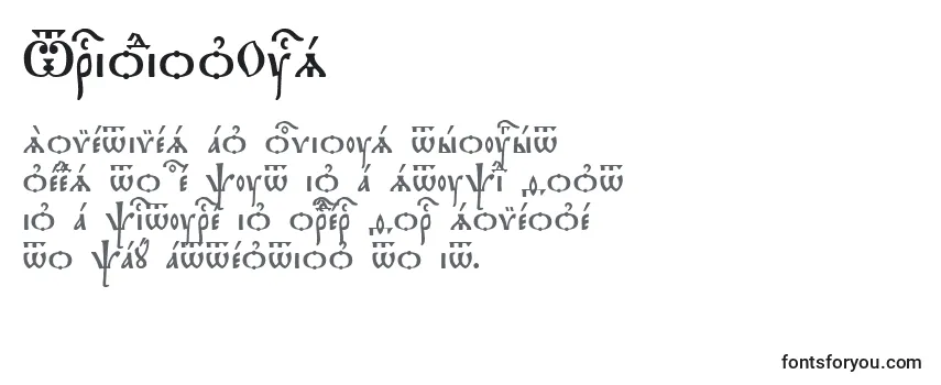 Шрифт TriodionUcs