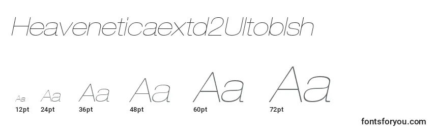 Heaveneticaextd2Ultoblsh Font Sizes