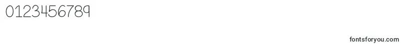 Krumkake Font – Fonts for Numbers and Digits