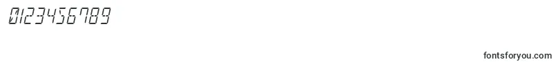 Ledsledcondital-Schriftart – Schriften für Zahlen und Nummern