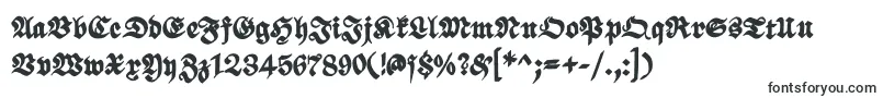 ScribbledfrakturXheavy-Schriftart – Schriften für Google Chrome