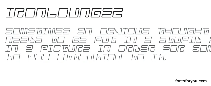 Ironlounge2 Font