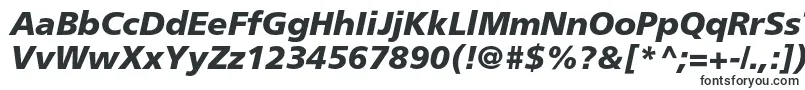FrutigerltstdBlackitalic-fontti – Alkavat F:lla olevat fontit