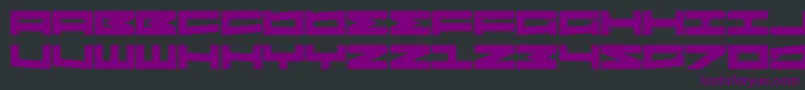 SovereignState Font – Purple Fonts on Black Background