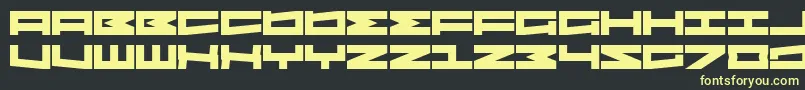 Więcej informacji o czcionce SovereignState Czcionka SovereignState – żółte czcionki na czarnym tle