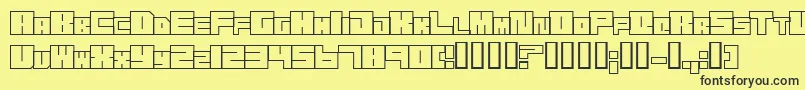 Saiba mais sobre a fonte Trans Fonte Trans – fontes pretas em um fundo amarelo
