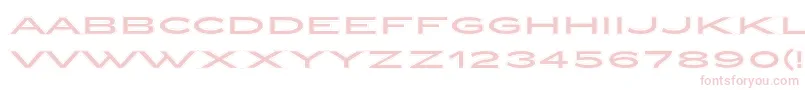 ZeppelinCollegeOt Font – Pink Fonts on White Background
