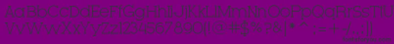 VeryFineSerif Font – Black Fonts on Purple Background
