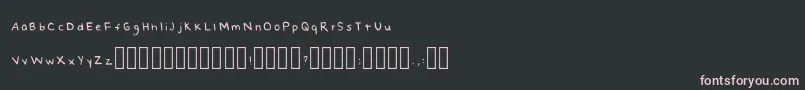 fuente NaomishandRegular – Fuentes Rosadas Sobre Fondo Negro