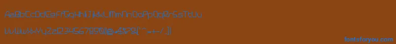 More about Tyro Font Tyro Font – Blue Fonts on Brown Background
