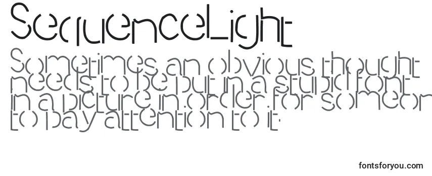Шрифт SequenceLight