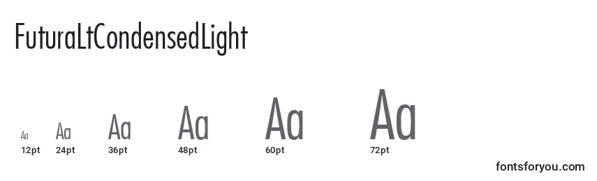 FuturaLtCondensedLight Font Sizes