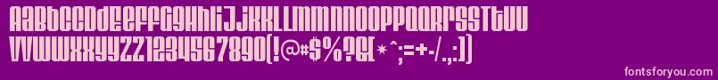 VelvendacoolerRegular Font – Pink Fonts on Purple Background