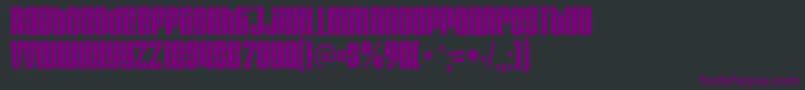 VelvendacoolerRegular Font – Purple Fonts on Black Background