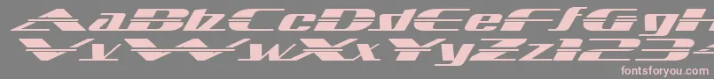 Шрифт Sandoval ffy – розовые шрифты на сером фоне