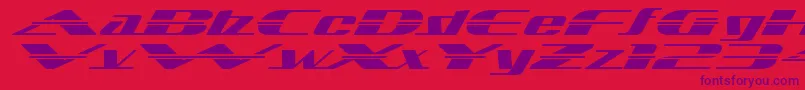 fuente Sandoval ffy – Fuentes Moradas Sobre Fondo Rojo