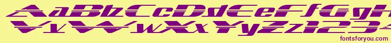 fuente Sandoval ffy – Fuentes Moradas Sobre Fondo Amarillo