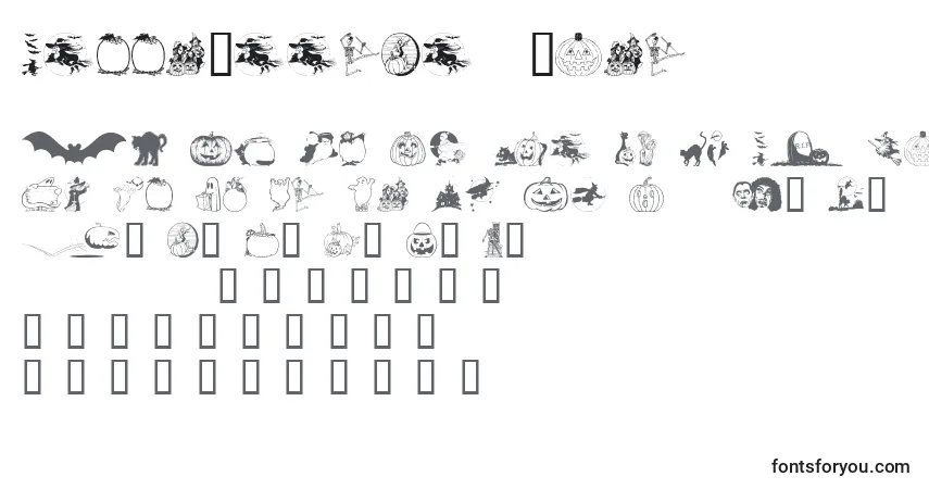 Шрифт HelloweenVersion2 – алфавит, цифры, специальные символы