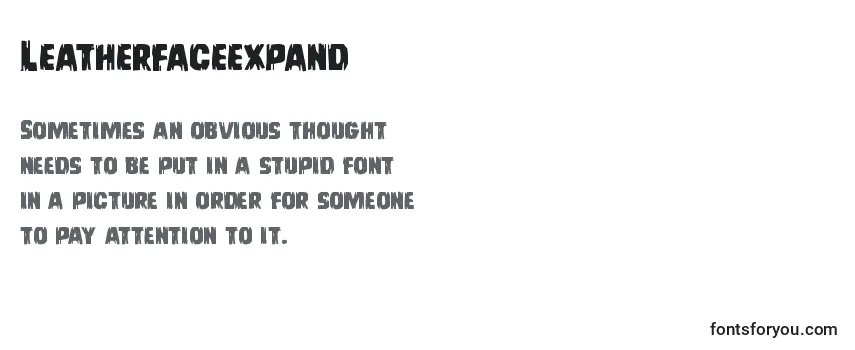 leatherfaceexpand, leatherfaceexpand font, download the leatherfaceexpand font, download the leatherfaceexpand font for free