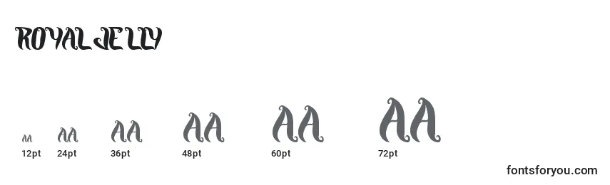 RoyalJelly Font Sizes