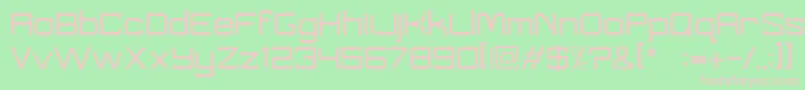 TaylorRegular Font – Pink Fonts on Green Background