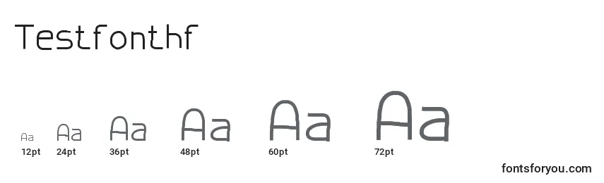 Testfonthf Font Sizes