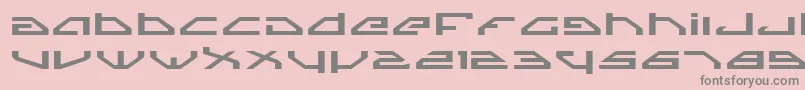 Spyv3e Font – Gray Fonts on Pink Background