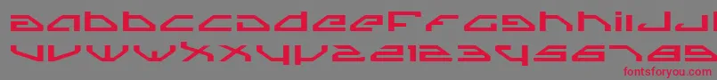 Spyv3e Font – Red Fonts on Gray Background