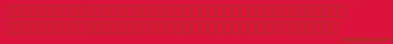OrianneBold Font – Brown Fonts on Red Background