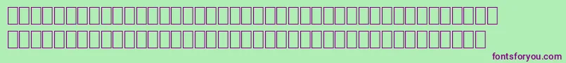 OrianneBold Font – Purple Fonts on Green Background