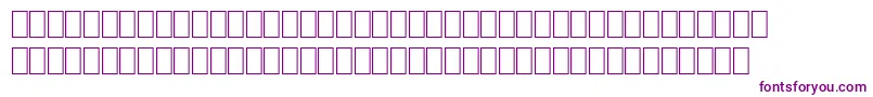 Шрифт OrianneBold – фиолетовые шрифты на белом фоне