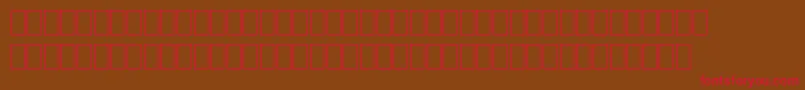 OrianneBold Font – Red Fonts on Brown Background