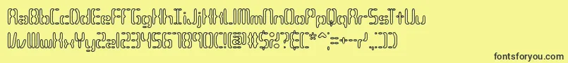 CompliantConfuse3oBrk Font – Black Fonts on Yellow Background