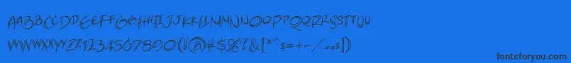 En savoir plus sur la police AtlandsketchesbbReg Police AtlandsketchesbbReg – polices noires sur fond bleu
