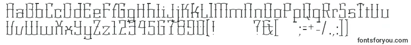 KorneuburgdisplayLight-Schriftart – Schriftarten, die mit K beginnen
