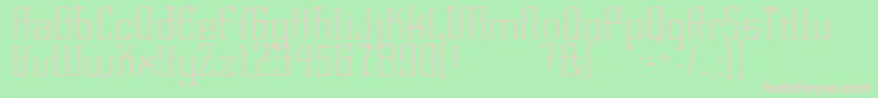 KorneuburgdisplayLight Font – Pink Fonts on Green Background