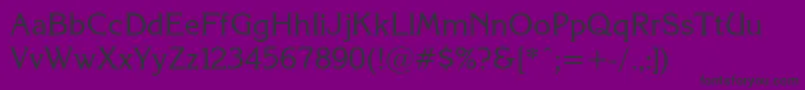 Korinna.Kz Font – Black Fonts on Purple Background