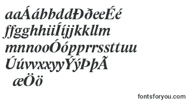 LidoStfCeBoldItalic font – icelandic Fonts