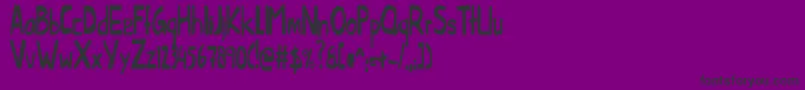 Lisätietoja ThislittlepiggyCondensed-fontista ThislittlepiggyCondensed-fontti – mustat fontit violetilla taustalla