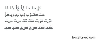 Arabickufissk-fontti