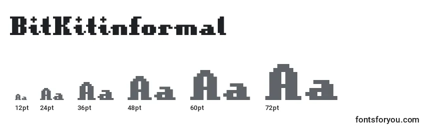 BitKitinformal Font Sizes