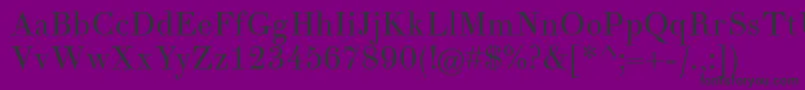 Theanodidot Font – Black Fonts on Purple Background