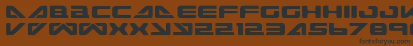 SeaDog2001 Font – Black Fonts on Brown Background