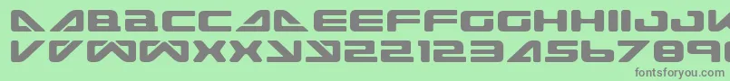 SeaDog2001 Font – Gray Fonts on Green Background