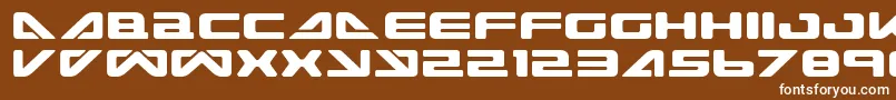 SeaDog2001 Font – White Fonts on Brown Background