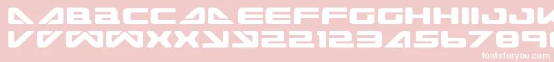 SeaDog2001 Font – White Fonts on Pink Background