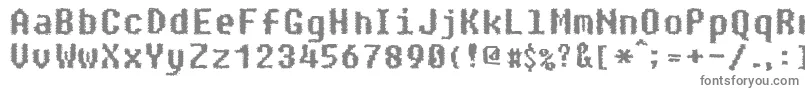 フォントParanoid – 白い背景に灰色の文字