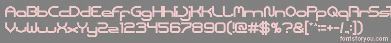 Coreldraw Font – Pink Fonts on Gray Background