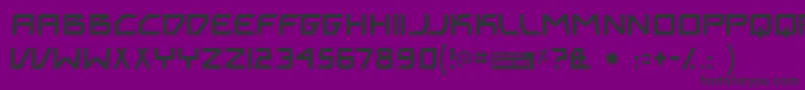 フォントBiting – 紫の背景に黒い文字